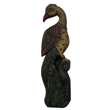 Peahen Wall Hanging-03