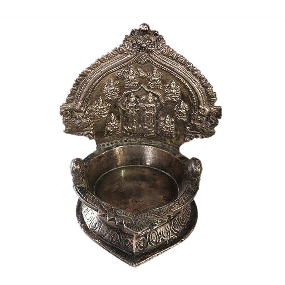 Laxmi Narayan Brass Lamp (Ht-6.5 Inches)