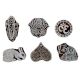 Set of 6 Piece New Mix Wooden Printing Block