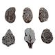 Set of 6 Piece New Mix Wooden Printing Block