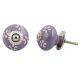 Purple Flower Knob
