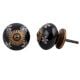 Black Flower Knob
