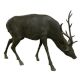 Life Size Bronze Deer