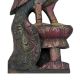 Wooden Welcome Peahen Statue-02