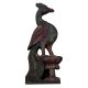 Wooden Welcome Peahen Statue-02