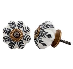Black Leaf Melon Knob