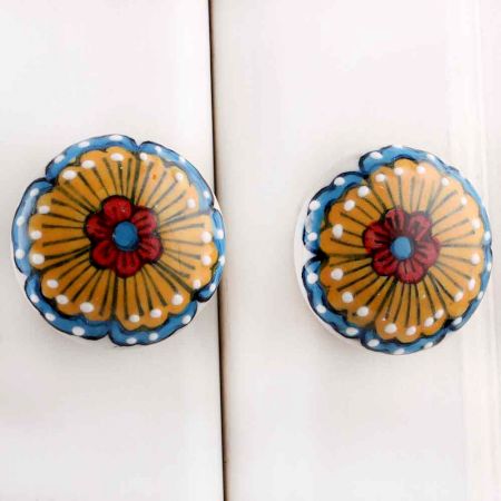 Sunflower Flat Knob