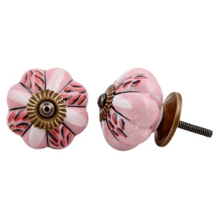 Red And Black Leaf Knob