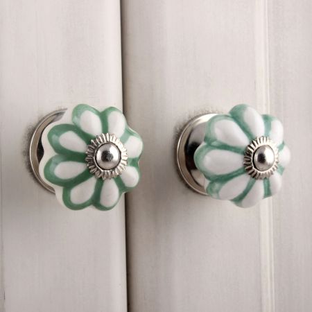 Smoky Green Medium Knob