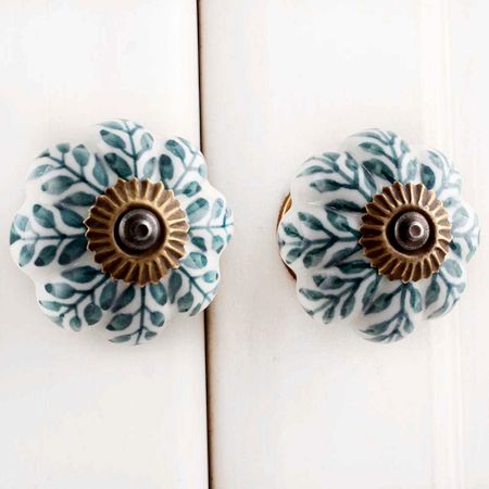Green Leaf Melon Drawer Knob