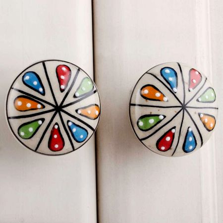 Mixed Wheel Flat Knob