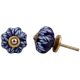 Blue Leaf Medium Cabinet Knob