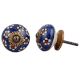 Blue Tiny Flower Cabinet Knob