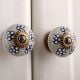 Grey Flower Cabinet Knob