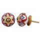 Mixed Floral Ceramic Cabinet Knob