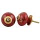 Golden Tiny Flower Ceramic Drawer Knob Online