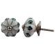 Green Flower Medium Knob