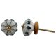 Green Flower Medium Knob
