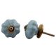 Baby Blue Crackle Cabinet Knob