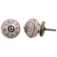 Brown Flower Dresser Knob