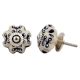Blue Flower Drawer Knob