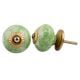 Pea Green Round Ceramic Knob