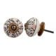Pink Floral Ceramic Knob