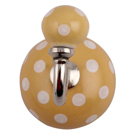 Mustard Dotted Hooks