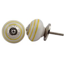 White Yellow Knob