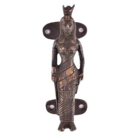 Bronze Tribal Lady Door Handle