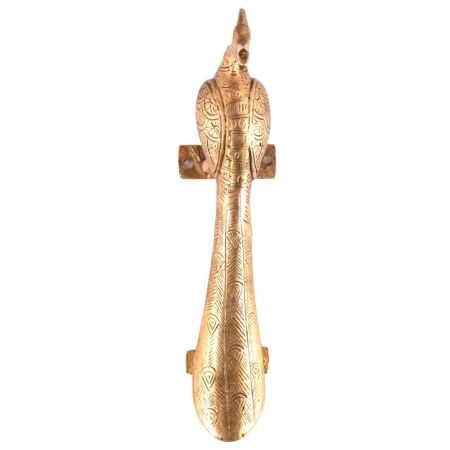 Golden Peacock Door Handle