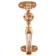 Carved Tribal Figurine Golden Door Handle