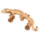 Golden Brass Lizard Door and Cabinet Handle