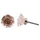 Light Pink Rose Dresser Knob