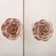 Light Pink Rose Dresser Knob