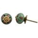 Green Red Flower Knob