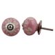 Pink Etched Ceramic Knob 43