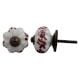Cherry White Medium Knob