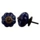Navy Blue Cut Knob