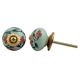 Red Green Flower Knob