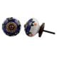 Turquoise Flower Dresser Knob