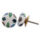 Mixed Floral Flat Knob