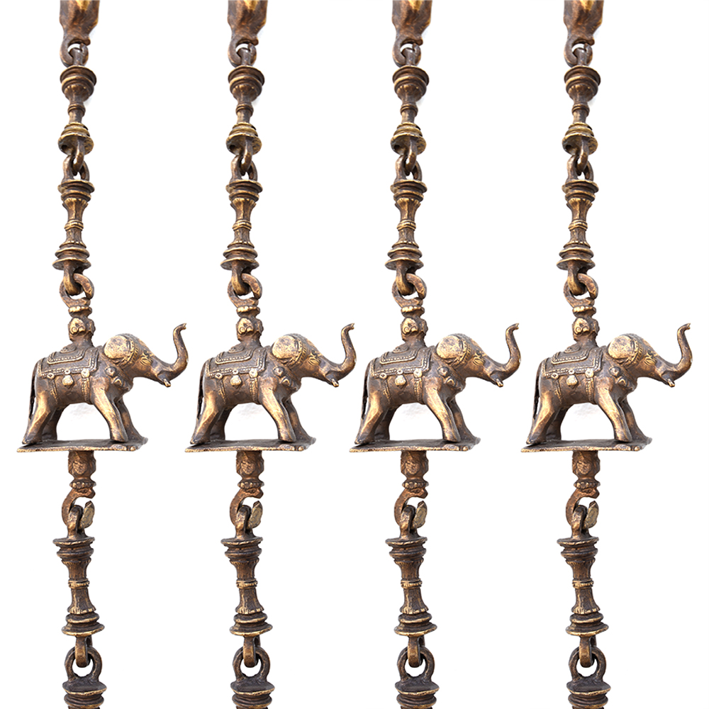 Brass swing chain bronze antique