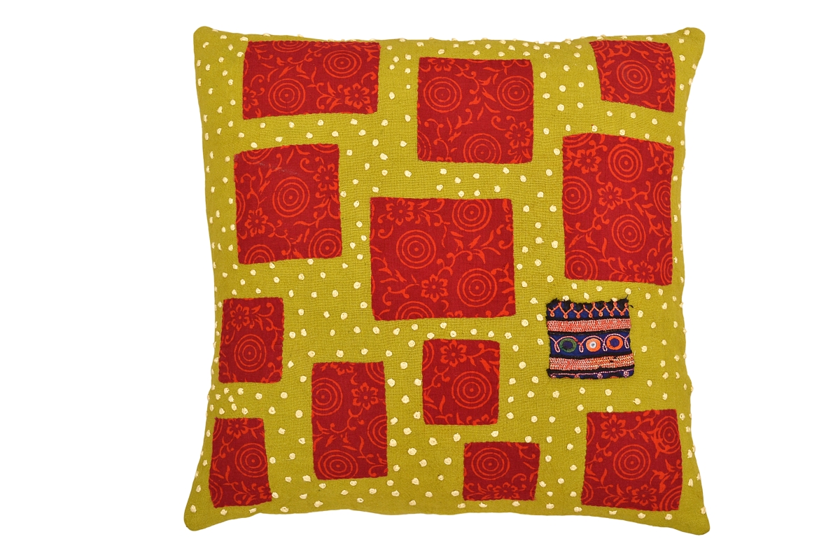 100% Handmade Indian Cushion Cover