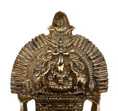 Goddess Lakshmi Figure Holy Worship Oil Lamp