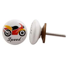 Racer Bike Cabinet Flat Knob