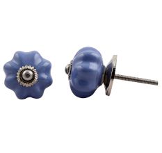 Slate Blue Medium Knob