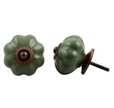 Olive Melon Knob