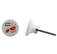 Coffee Cup Flat Knob