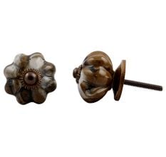 Marble Medium Melon Knob (1)